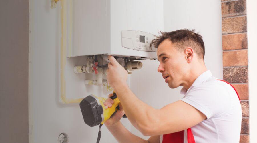 Local tankless water heater installation in Manchester, MA